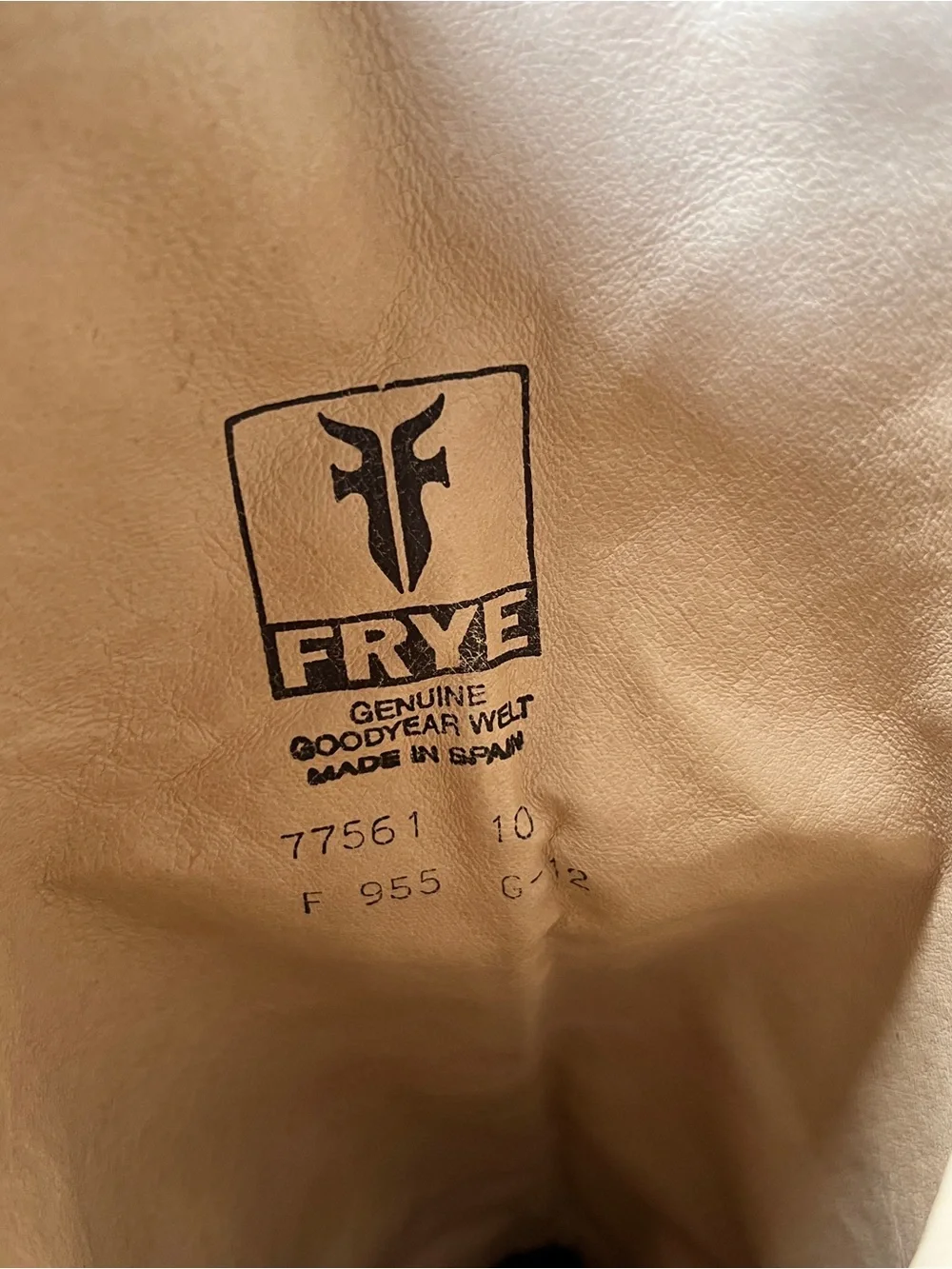 Frye Dorado 77561 Women’s Size 10 Dark Brown Leather Riding Boots Made Spain